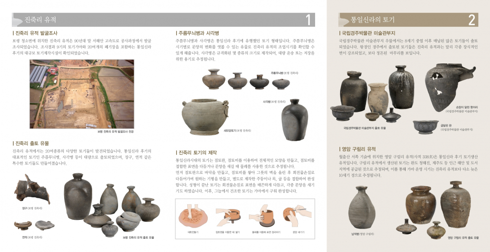 보령박물관 「진죽리 토기, 통일신라의 보령」개막 안내 첨부이미지 : 기획특별전 『진죽리 토기, 통일신라의 보령』리플렛_뒷면.jpg