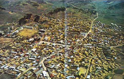 1971년 진도읍 전경