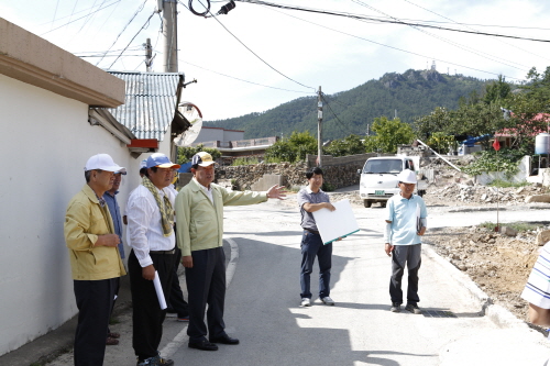 진도읍 지방도 확포장공사 현장방문 첨부#2