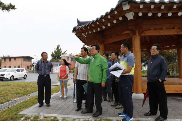 진도승전광장 해변테크 설치 현장 방문 첨부#2