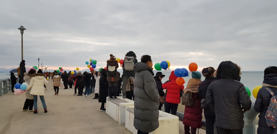 Re : 2019년1월1일 의신면 수품항서방파제 일출 및 신년 산행. 첨부#3