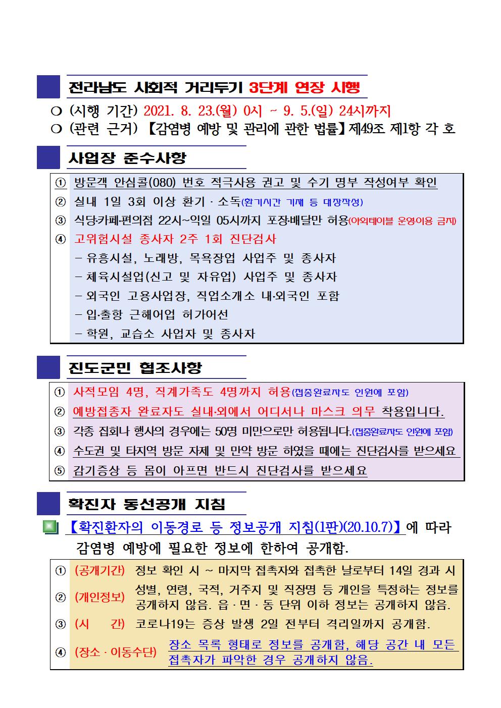 2021년 코로나 19 대응 일일상황보고(8월 26일 24시 기준) 첨부#2