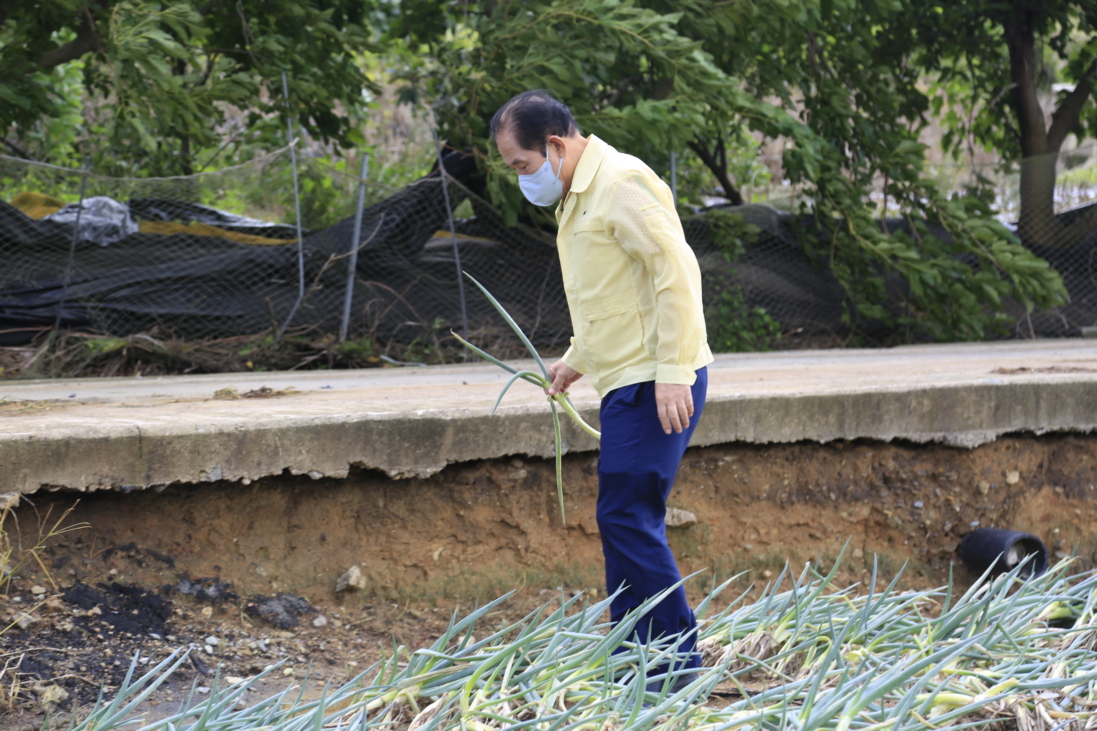 9.6. 태풍 힘남노 피해현장 및 김영록 도지사 방문 첨부#2