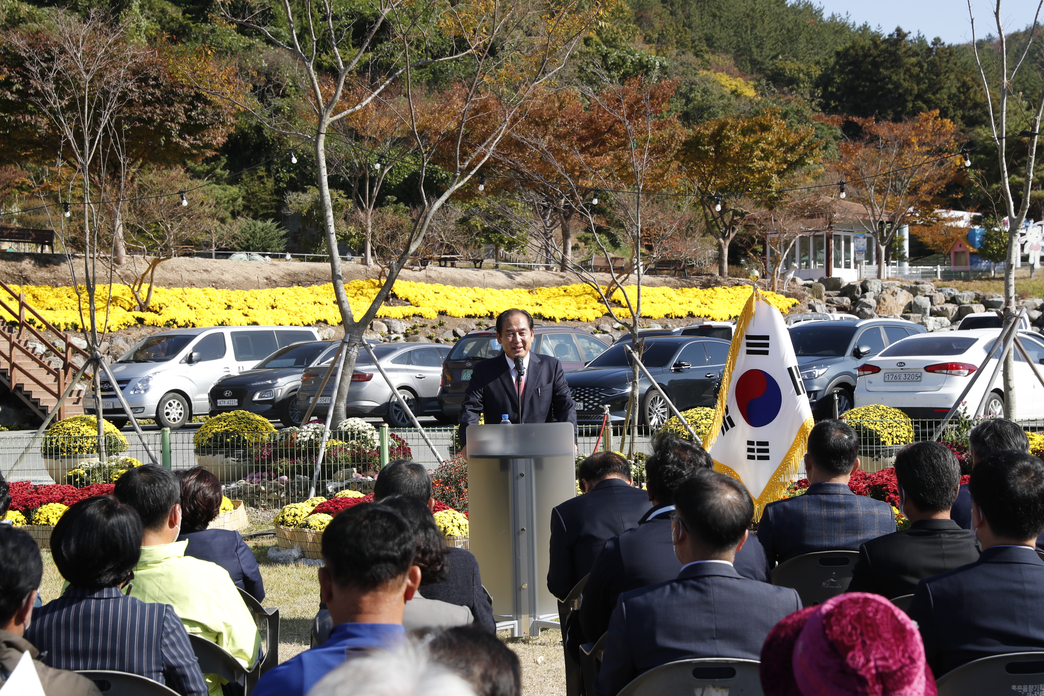 10.27. 2022년 진도군 국화작품 전시회 개회식 첨부#1