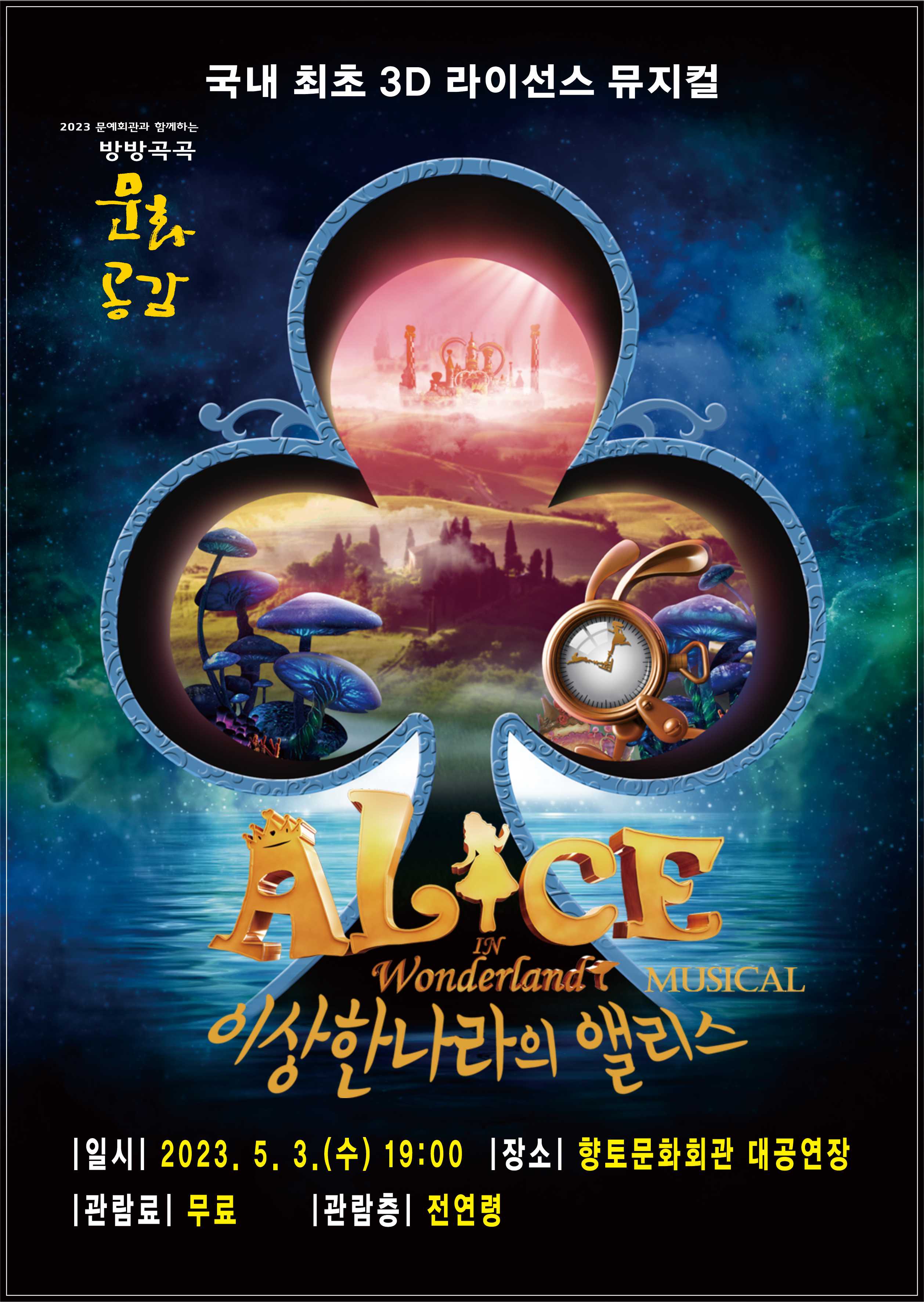 진도군, 어린이날 기념 ‘이상한 나라의 앨리스’ 뮤지컬 개최 이미지