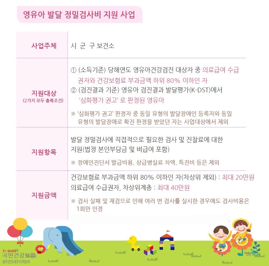 영유아 발달정밀검사비 지원사업 안내 첨부#2