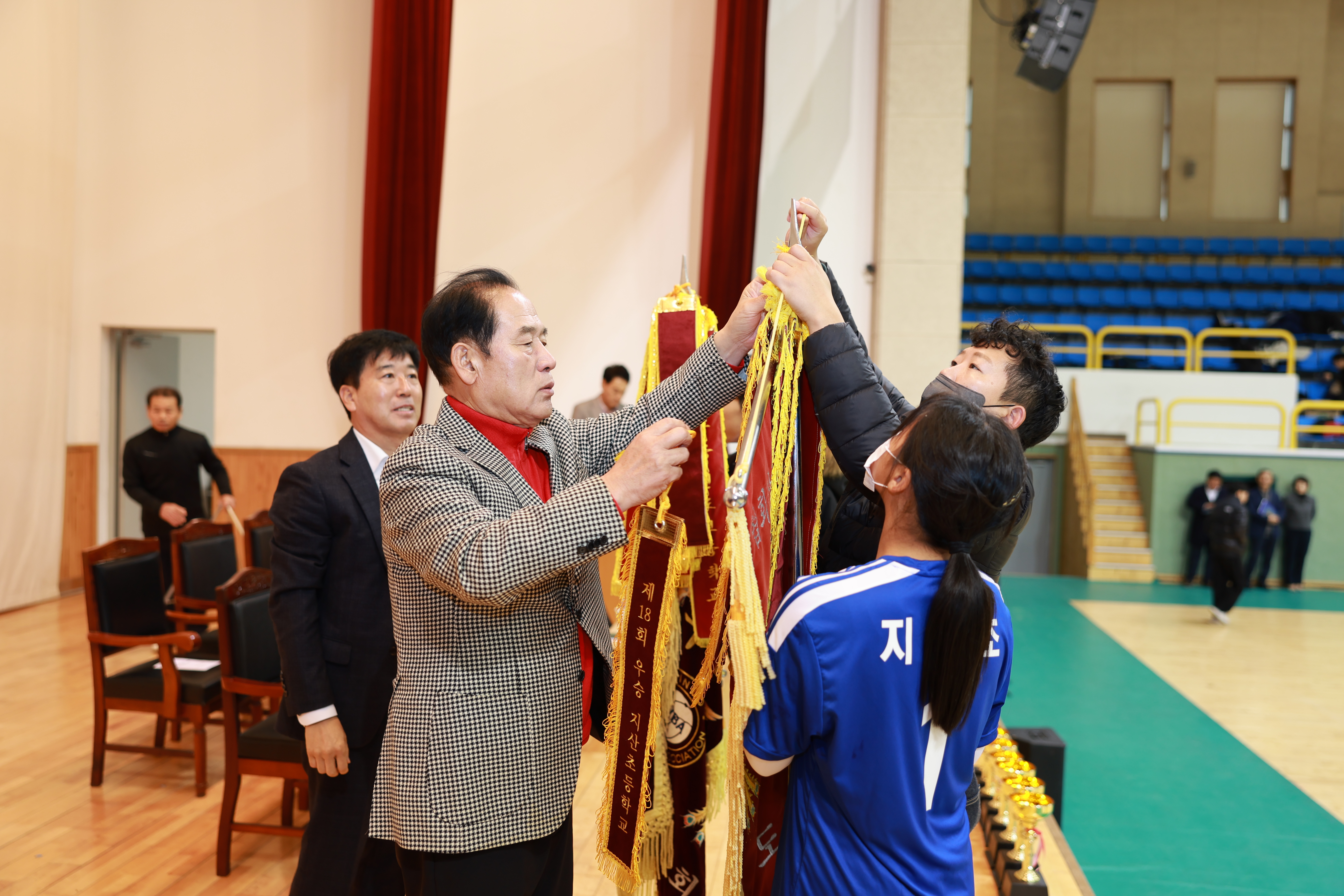 제19회 진도군협회장기 청소년 배구대회 개회식 첨부#3