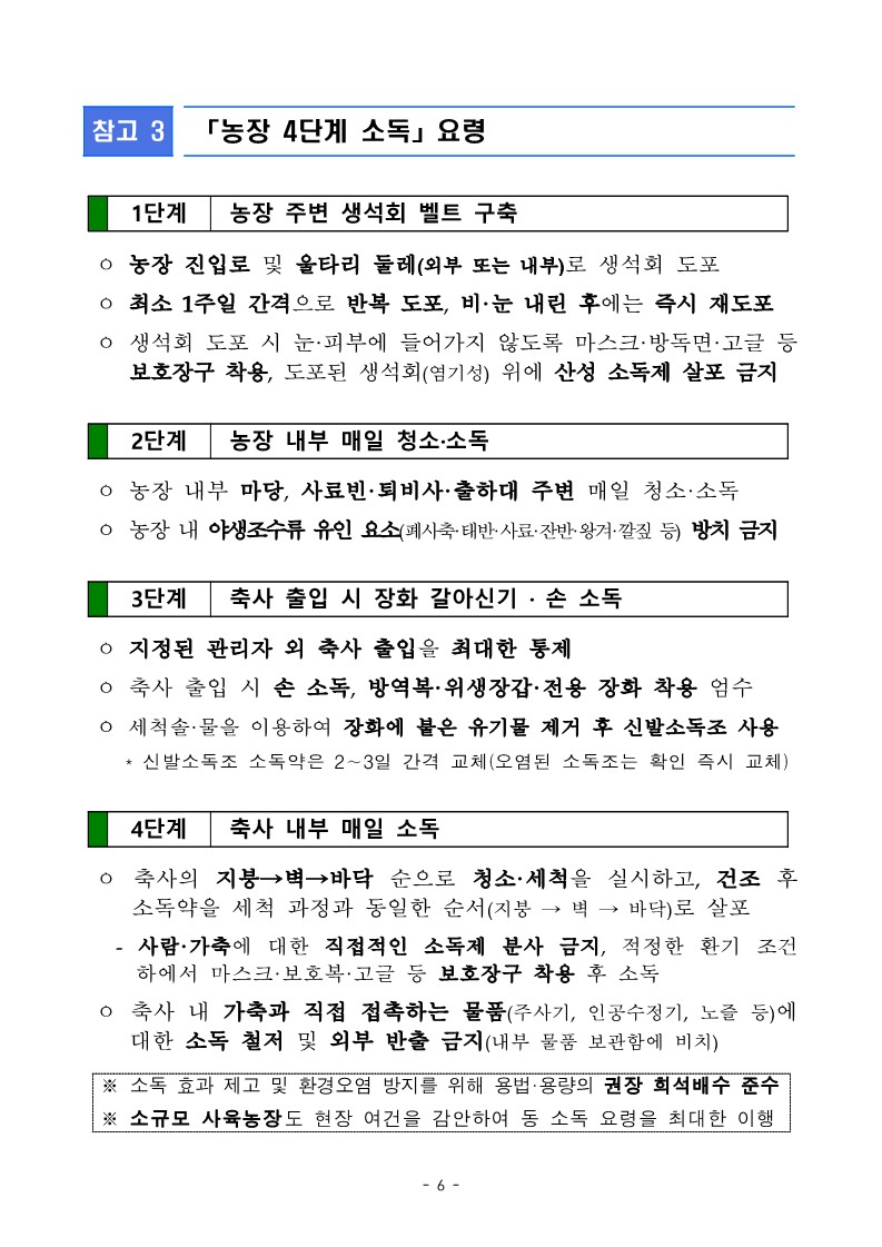 「추석대비 아프리카돼지열병 및 럼피스킨」 방역수칙 안내 첨부#2