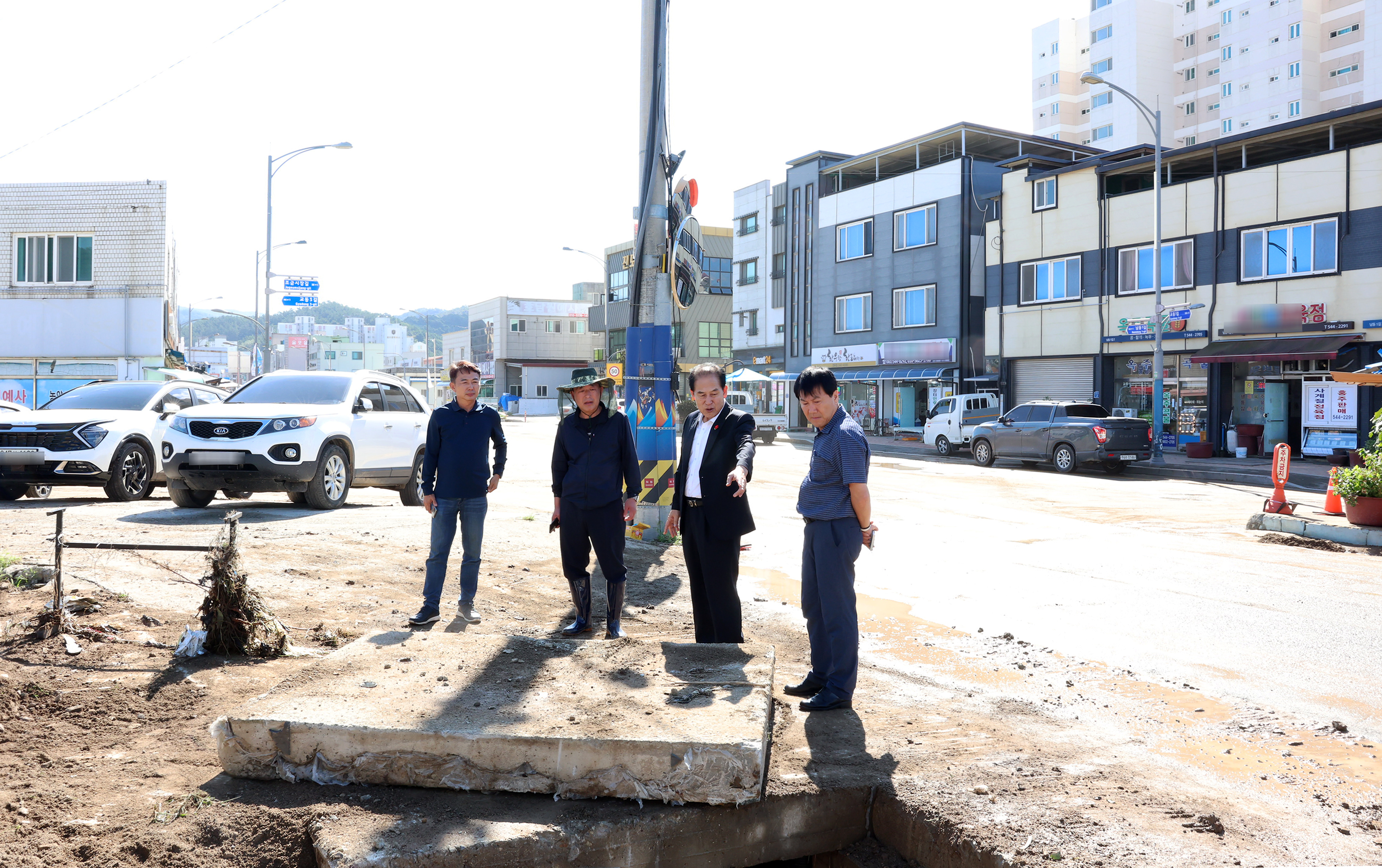 집중호우 피해 현장 복구 작업 첨부#1