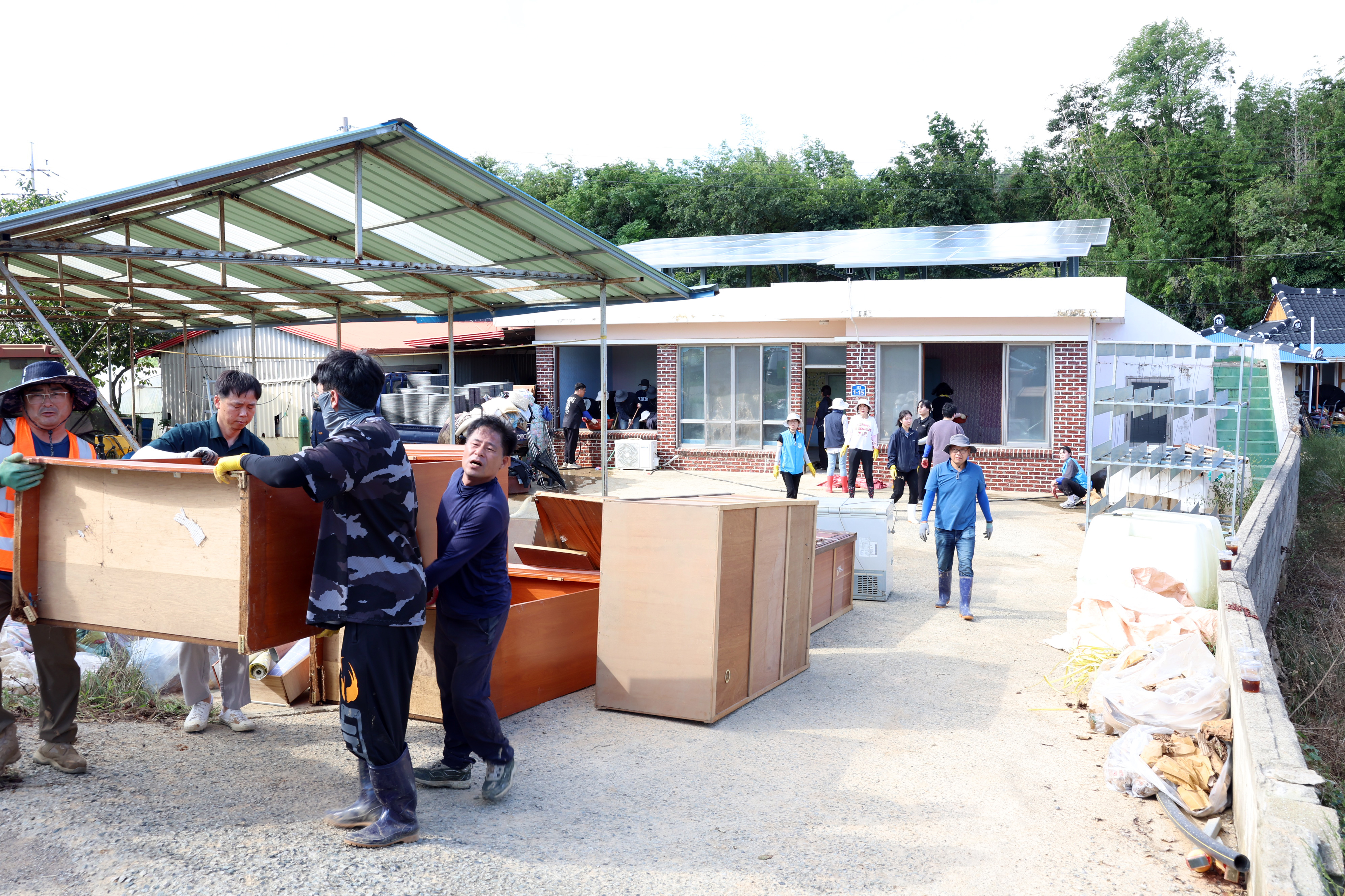 집중호우 피해 현장 복구 작업 첨부#9