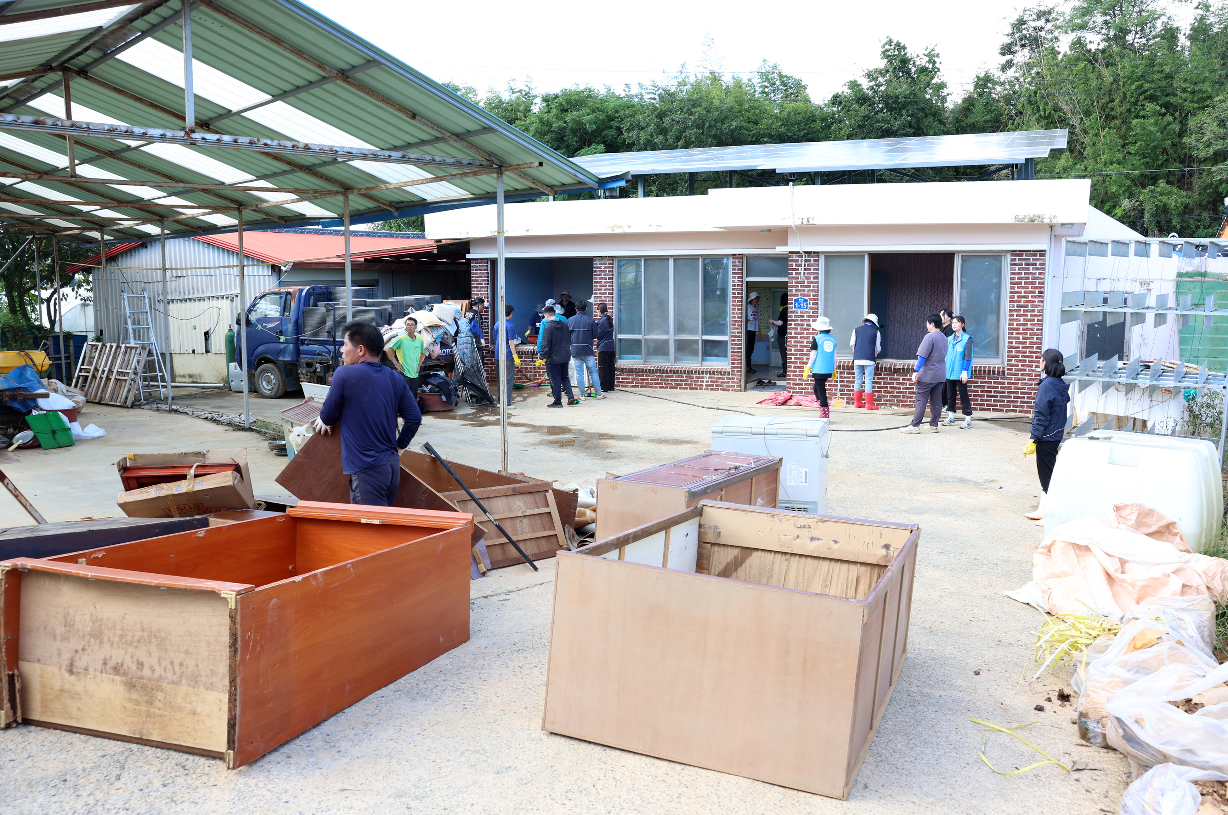 집중호우 피해 현장 복구 작업 첨부#10