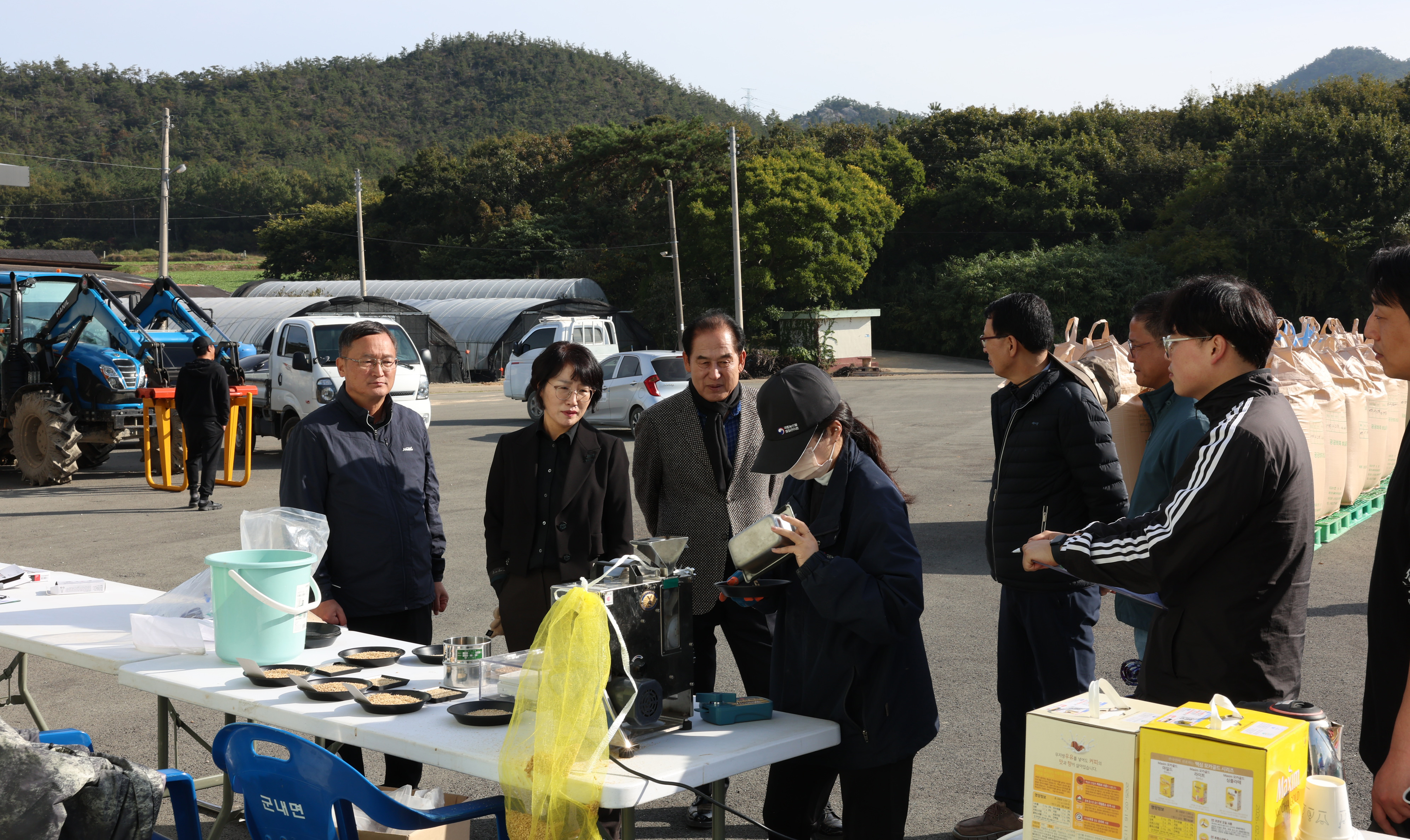 공공비축미곡 수매 현장 이미지