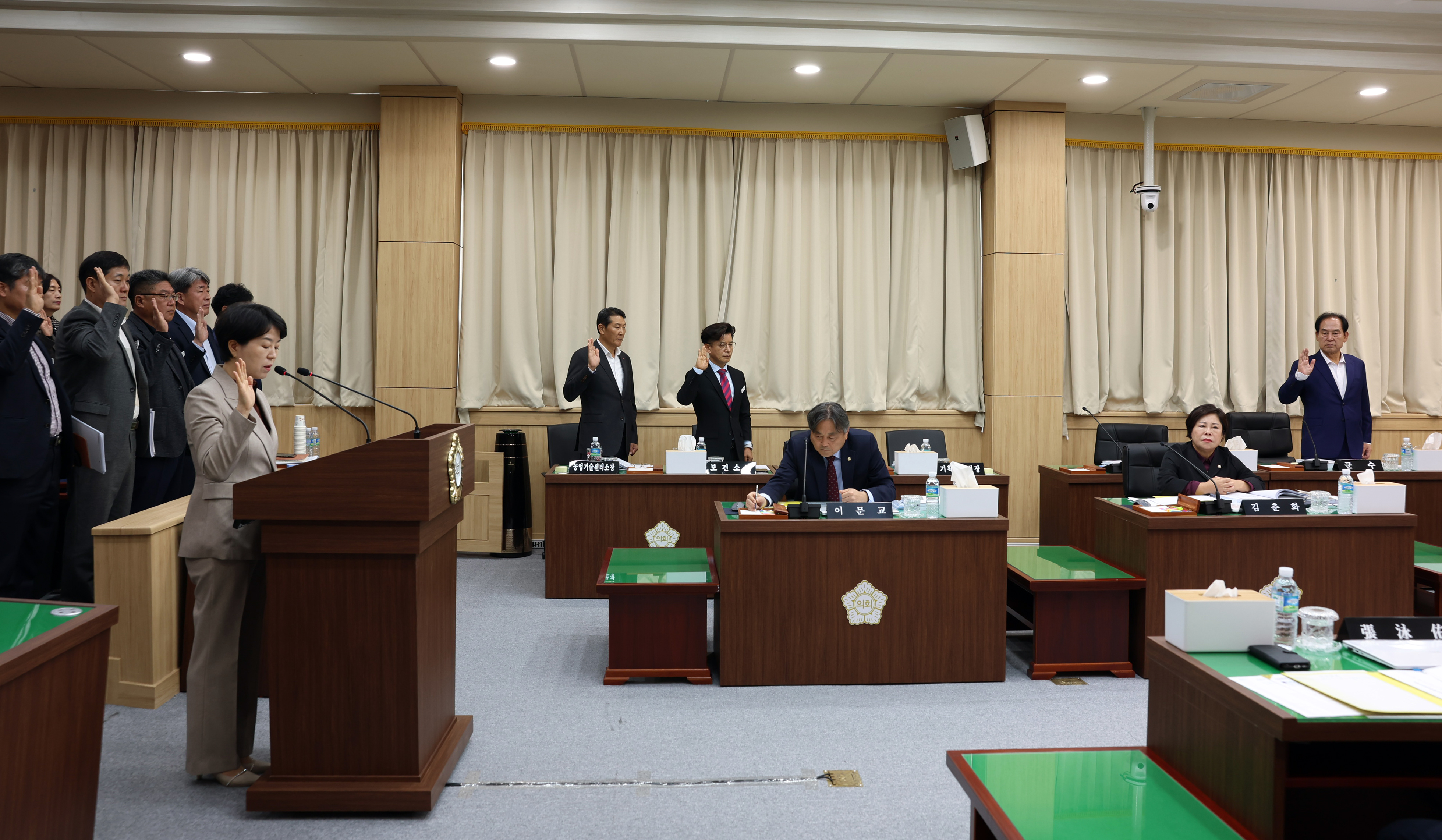 제302회 진도군의회 행정사무감사 개회 이미지