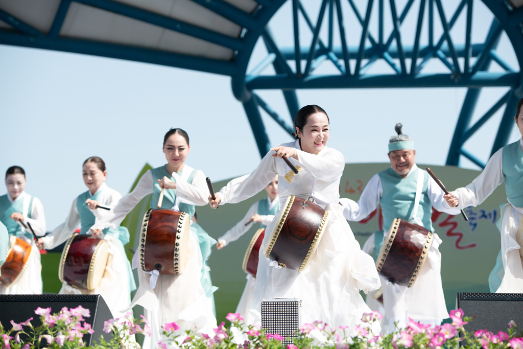 신비의바닷길축제 진도북놀이공연 이미지