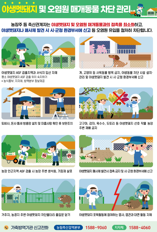 2025년도 봄철 아프리카돼지열병(ASF) 방역수칙 안내 첨부#2