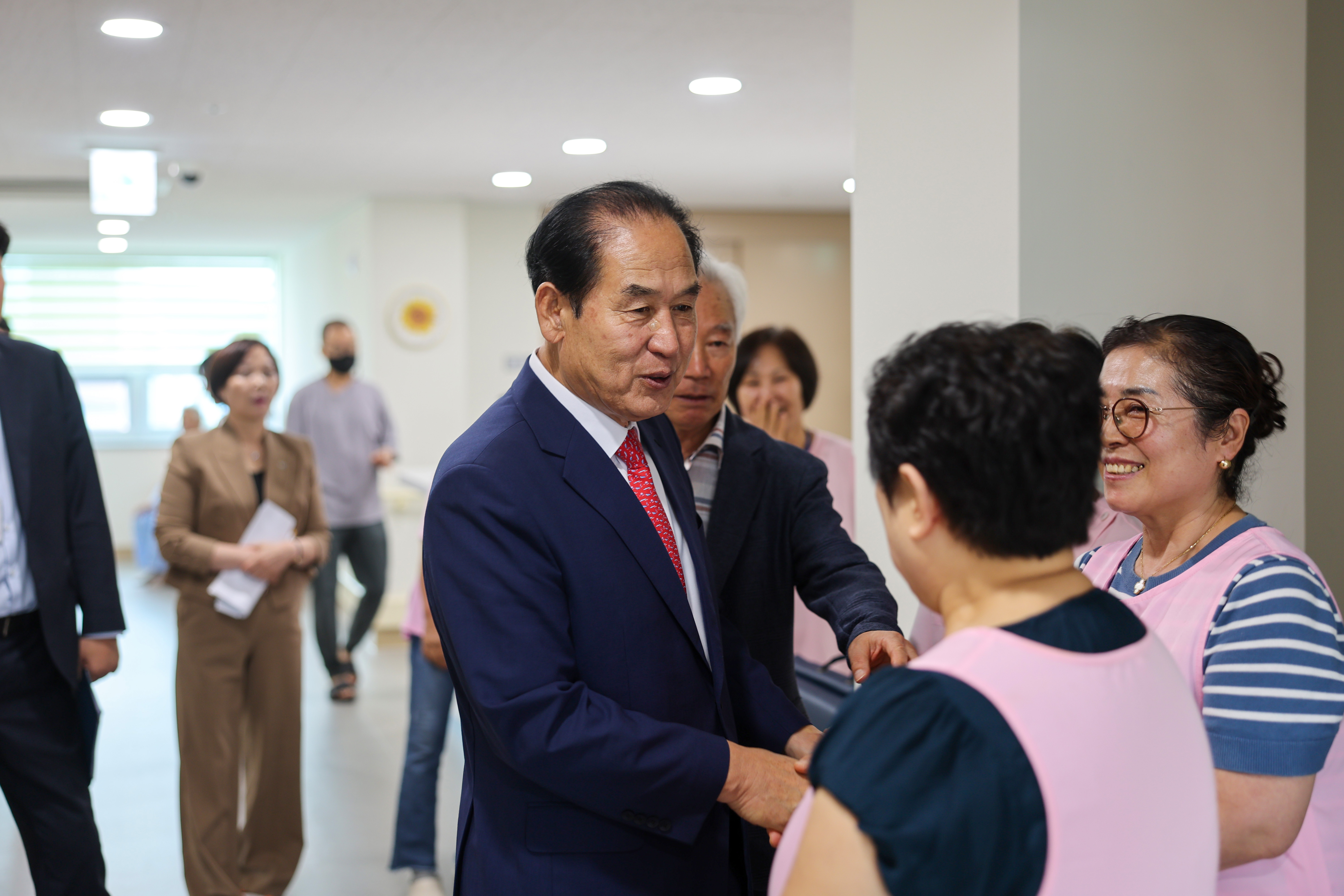 추석 명절 사회복지시설 위문 이미지