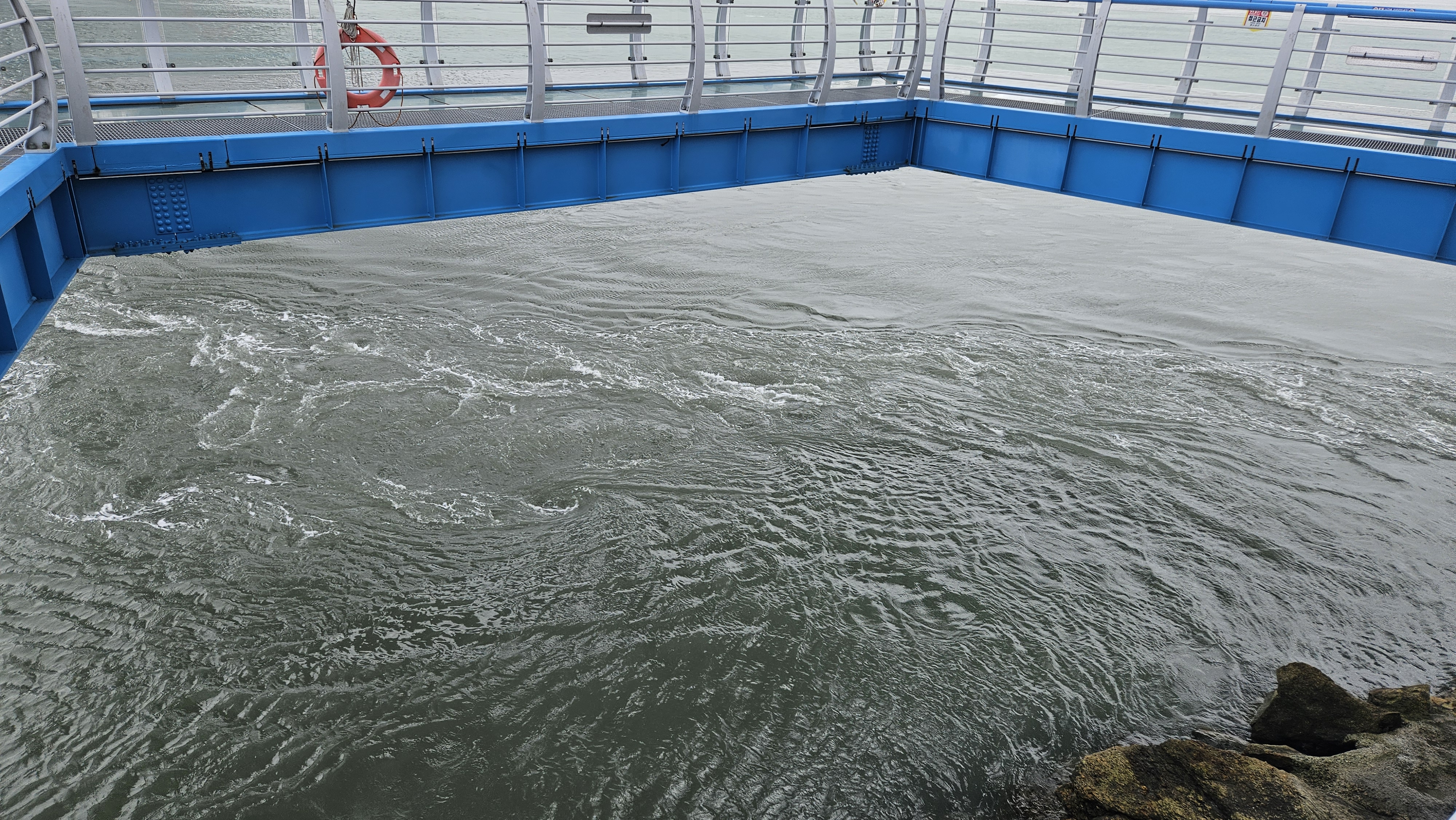 진도 녹진 물살 체험장 ㄷ자 보행로 구조물 철거 건의 첨부#1