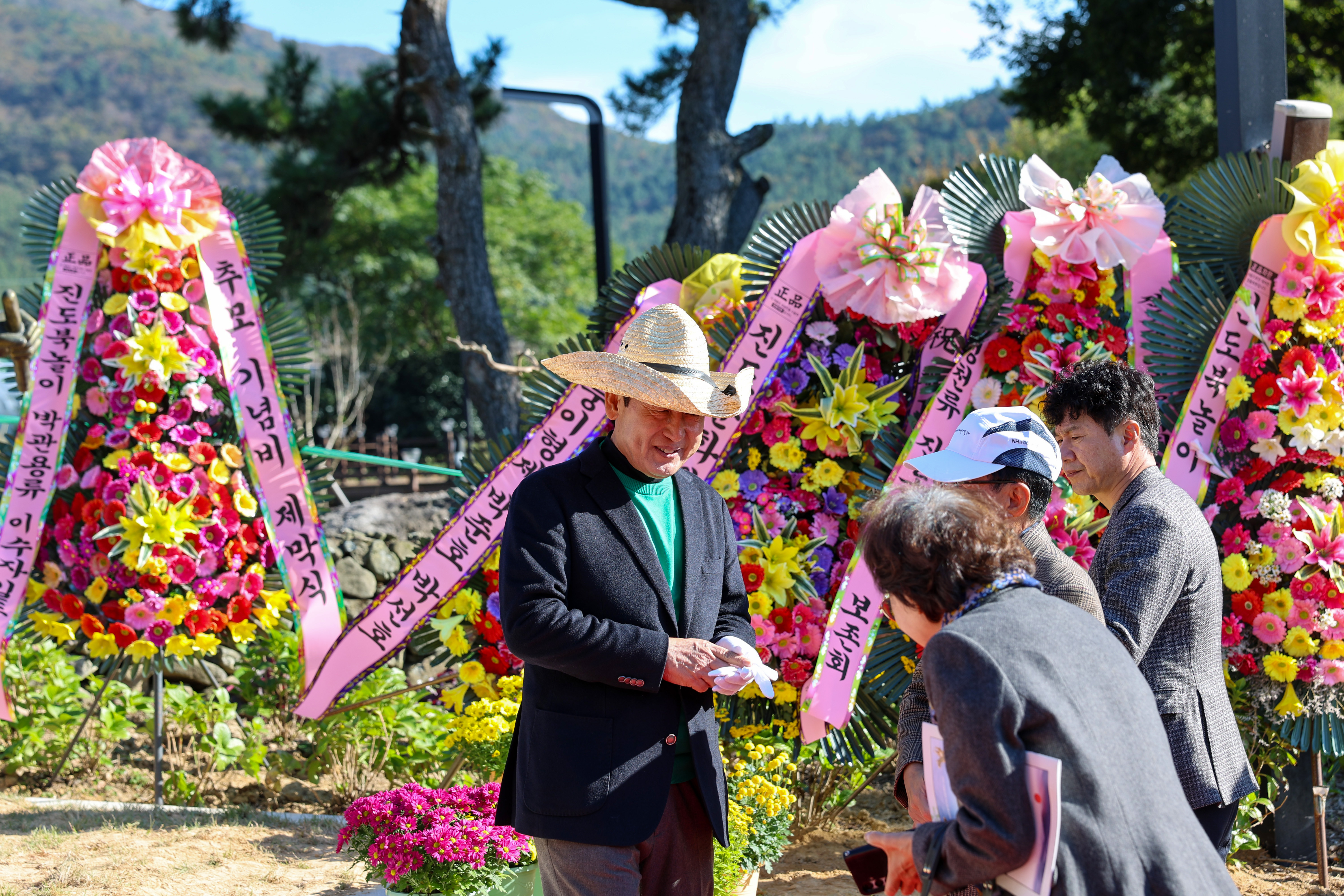 진도 북놀이 박관용-김관우 선생 추모비 제막식 첨부#10