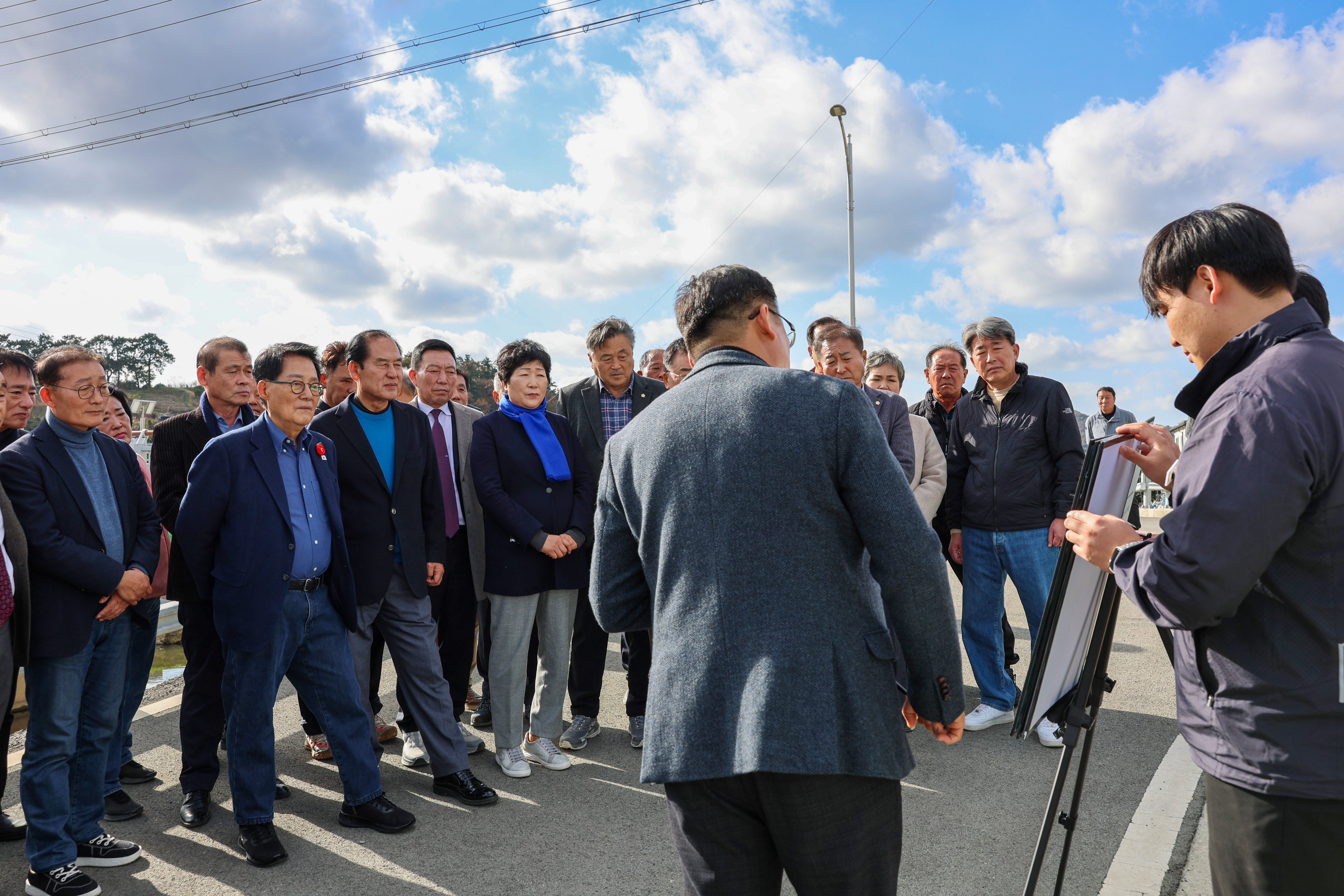 해창-염대 자연재해위험개선지구 현안 사업장 방문 이미지