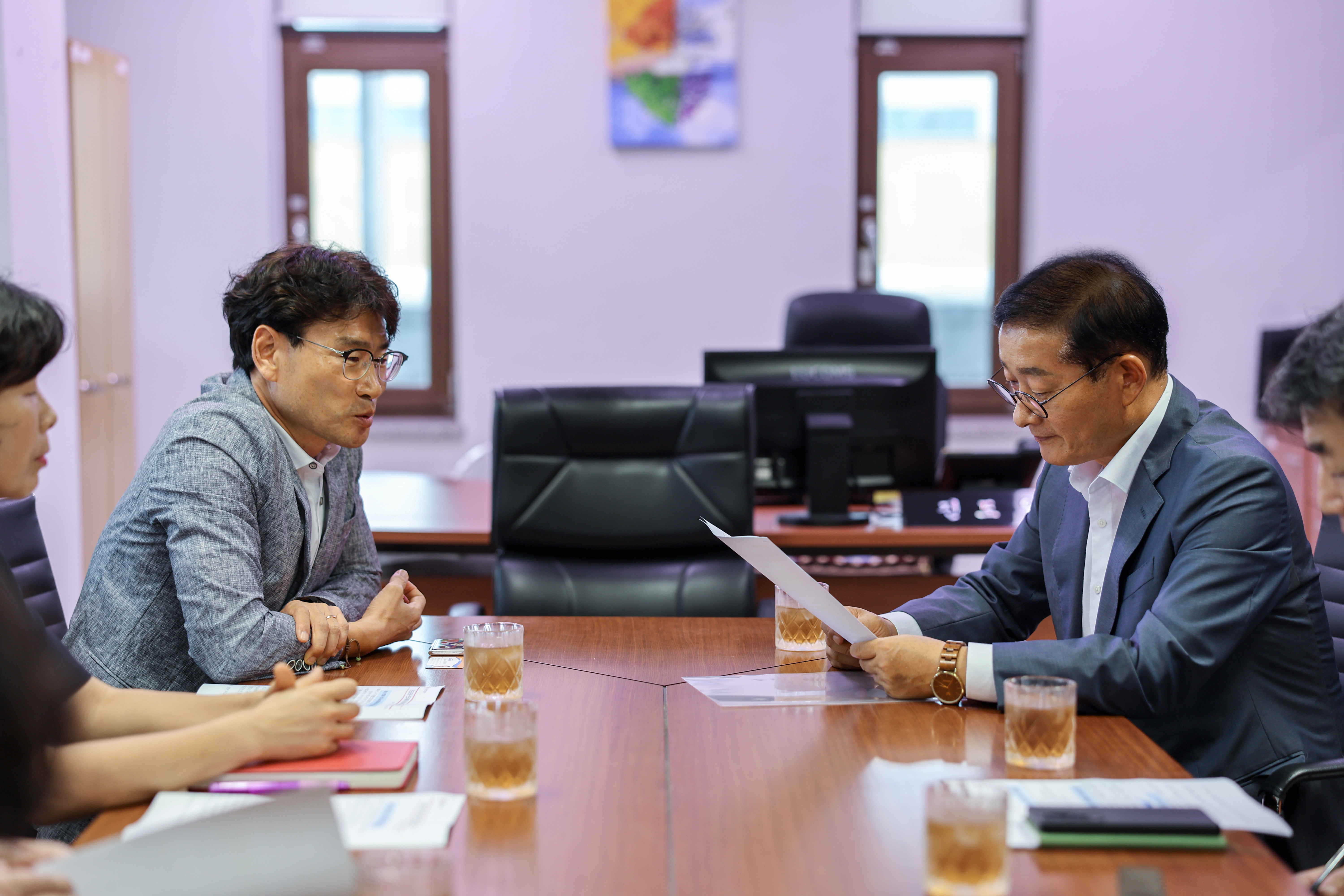 군수님 기관 방문(선관위, 노인회, 산림조합, 우체국, 농협군지부, 소방서) 첨부#5
