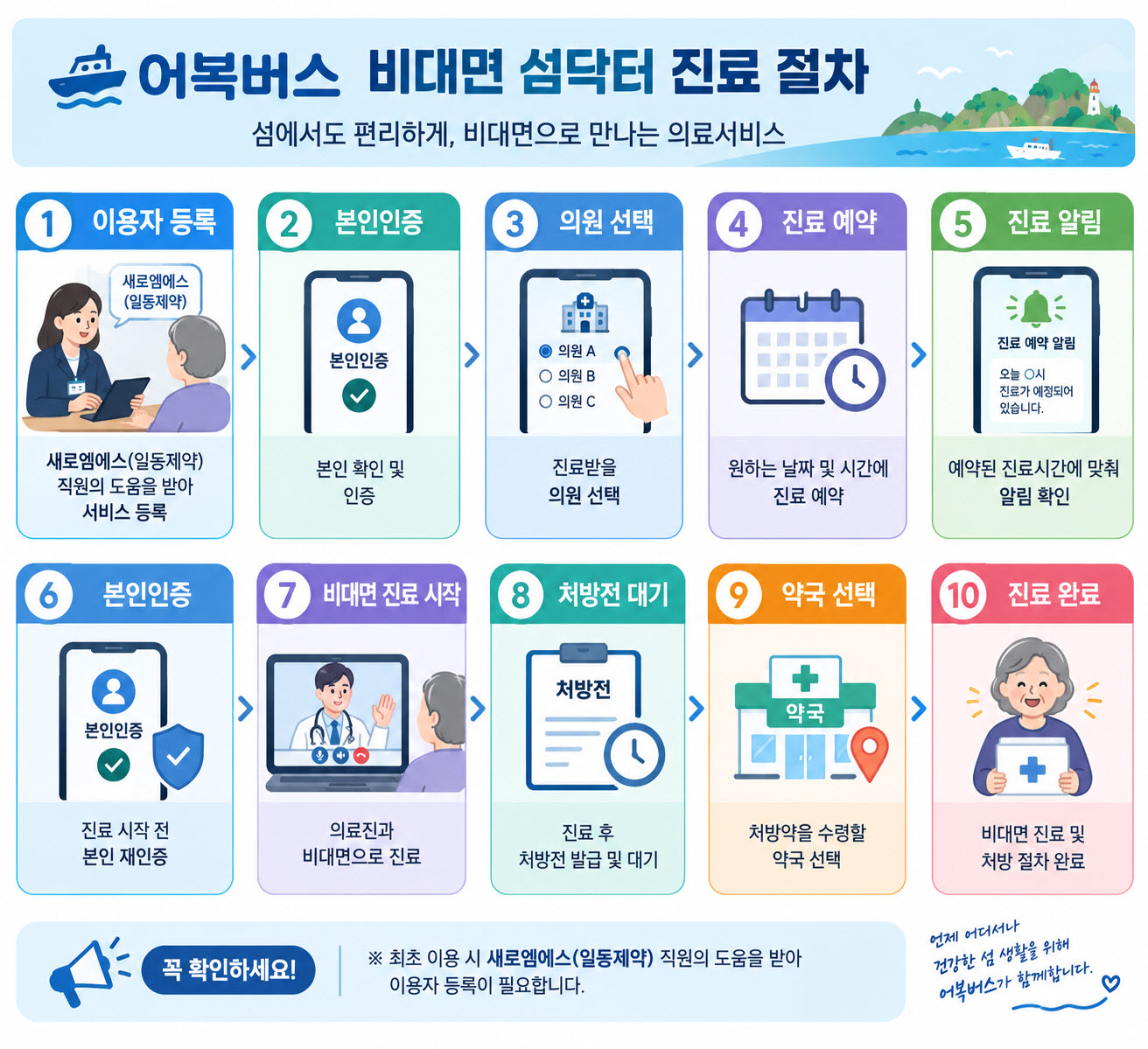 진도군, 섬 주민 의료격차 해소 위한 ‘어복버스 사업’ 본격 운영 첨부#1